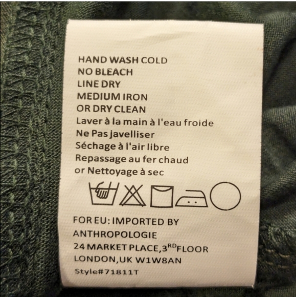 💚🏵️ Anthropologie Tiny Evesham Satin Floral Top, S - Picture 6 of 14